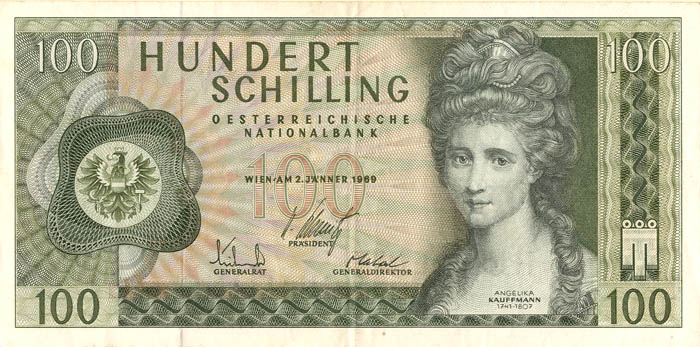 Austria - 100 Schilling - P-145a - 1969 dated Foreign Paper Money